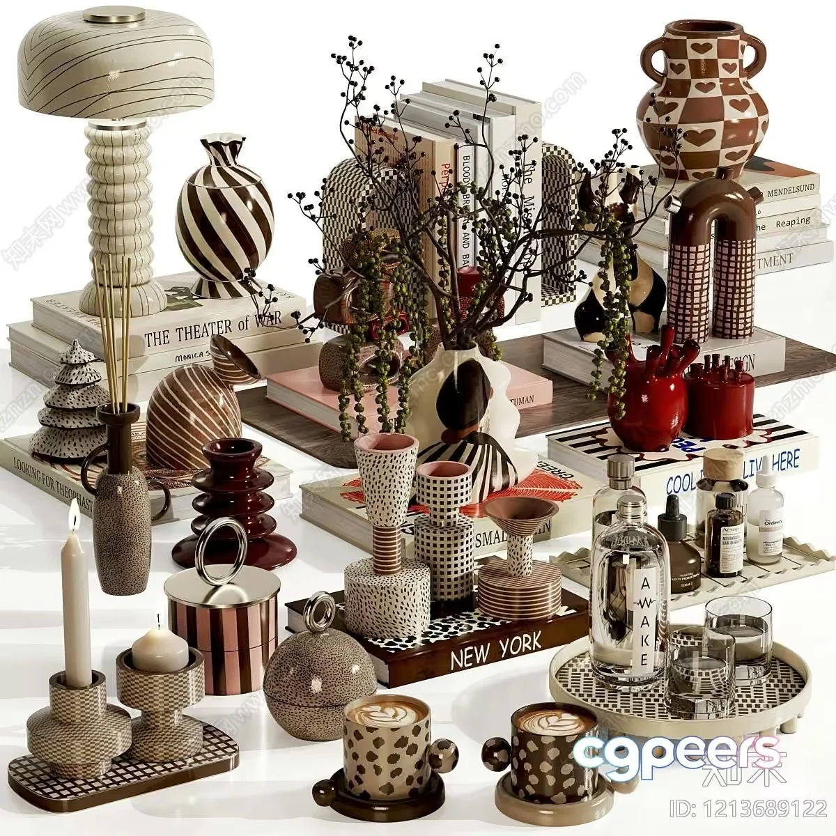 Modern Home Decor 3D Model – 10625 – VRAY Render