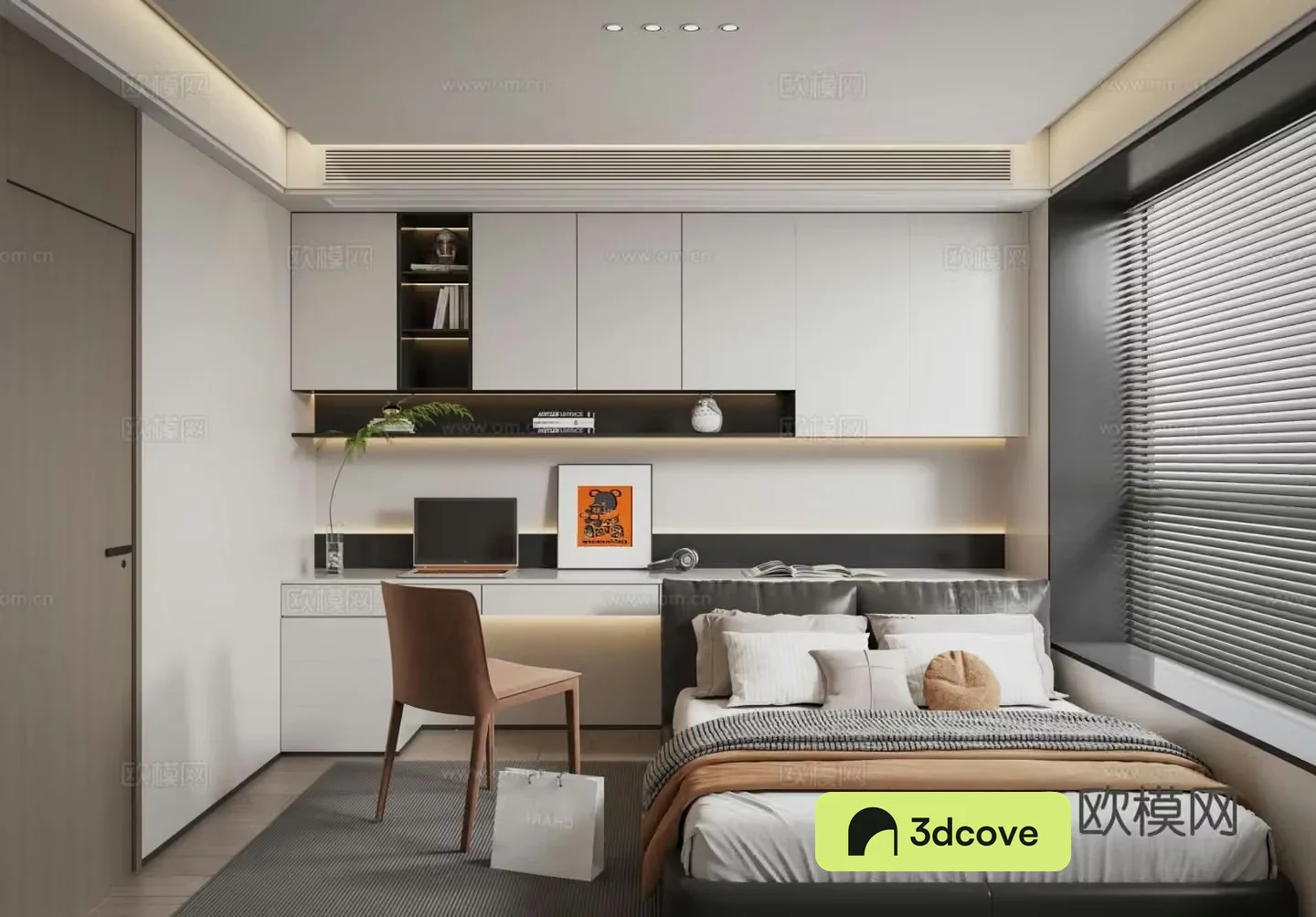 Modern tatami bedroom