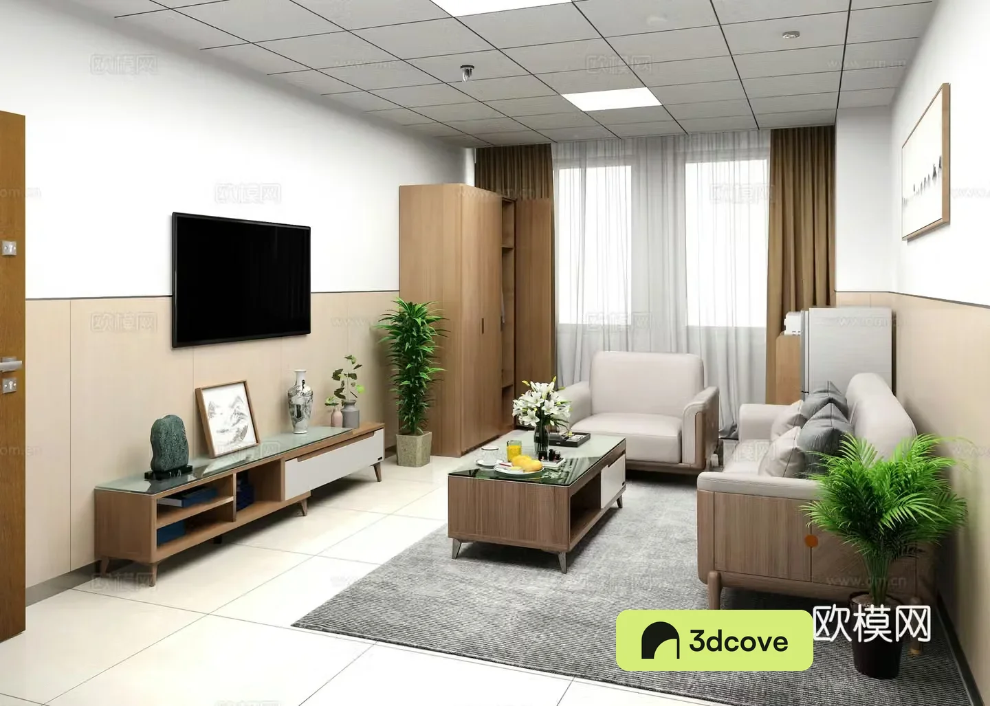 Modern ward private room ward reception room