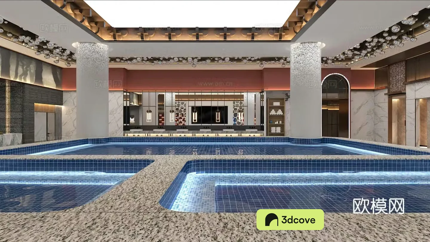 Modern bath center