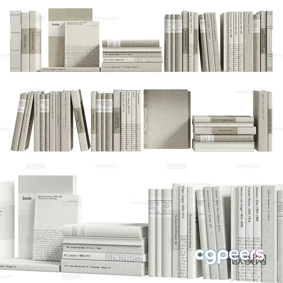 Books Magazine 3d model
