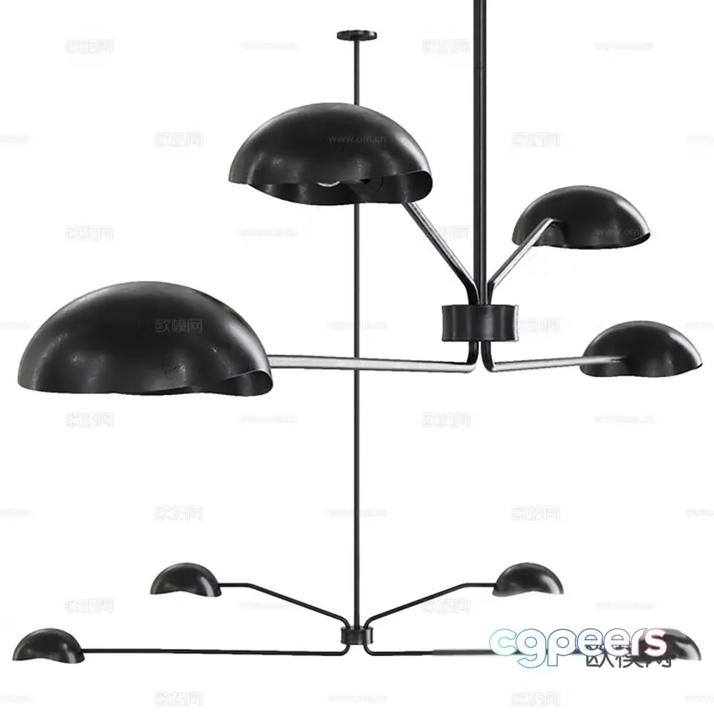 Lamps Chandelier Decorative Lights 3D Model
