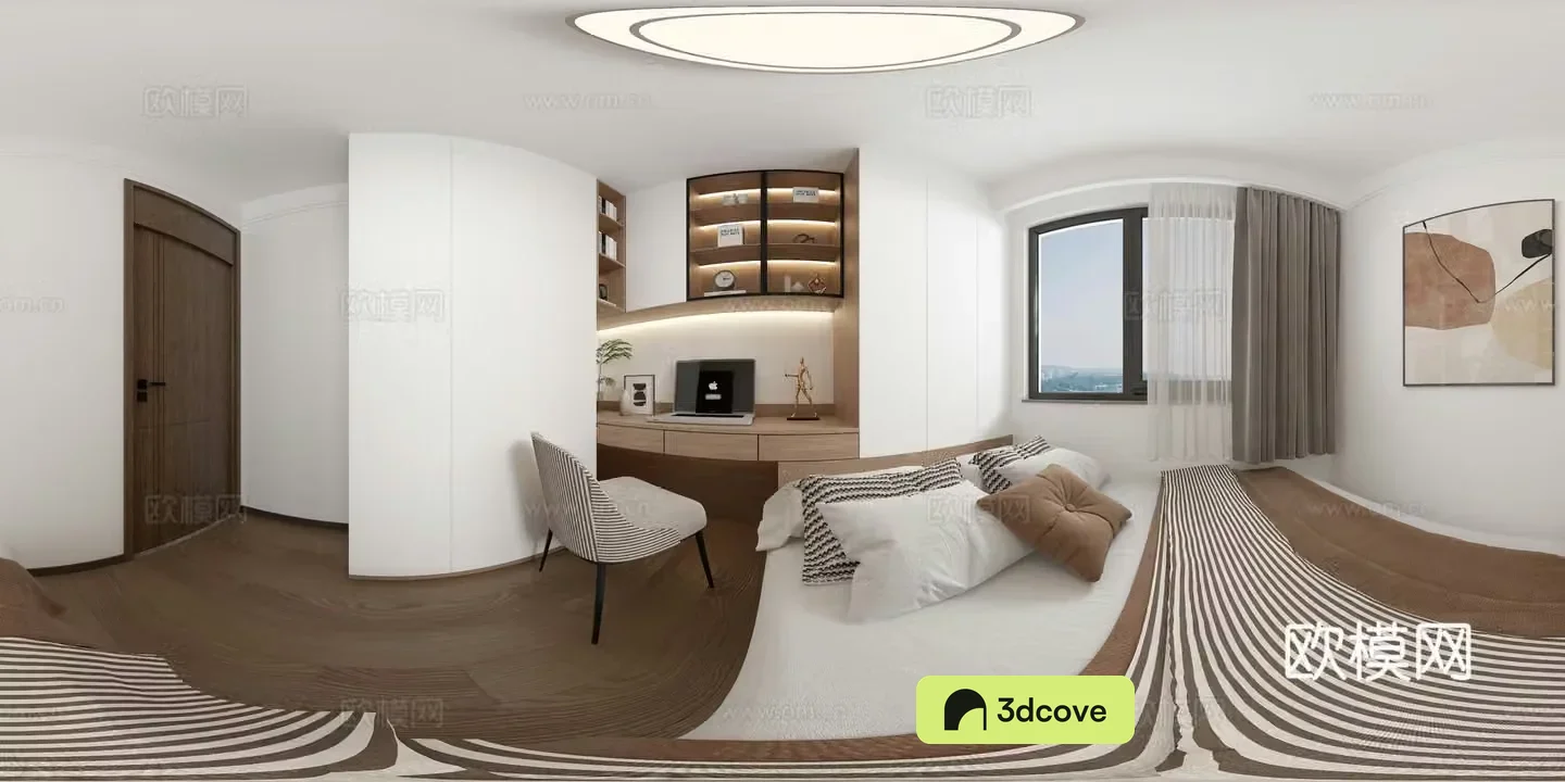 Modern tatami bedroom cr panoramic