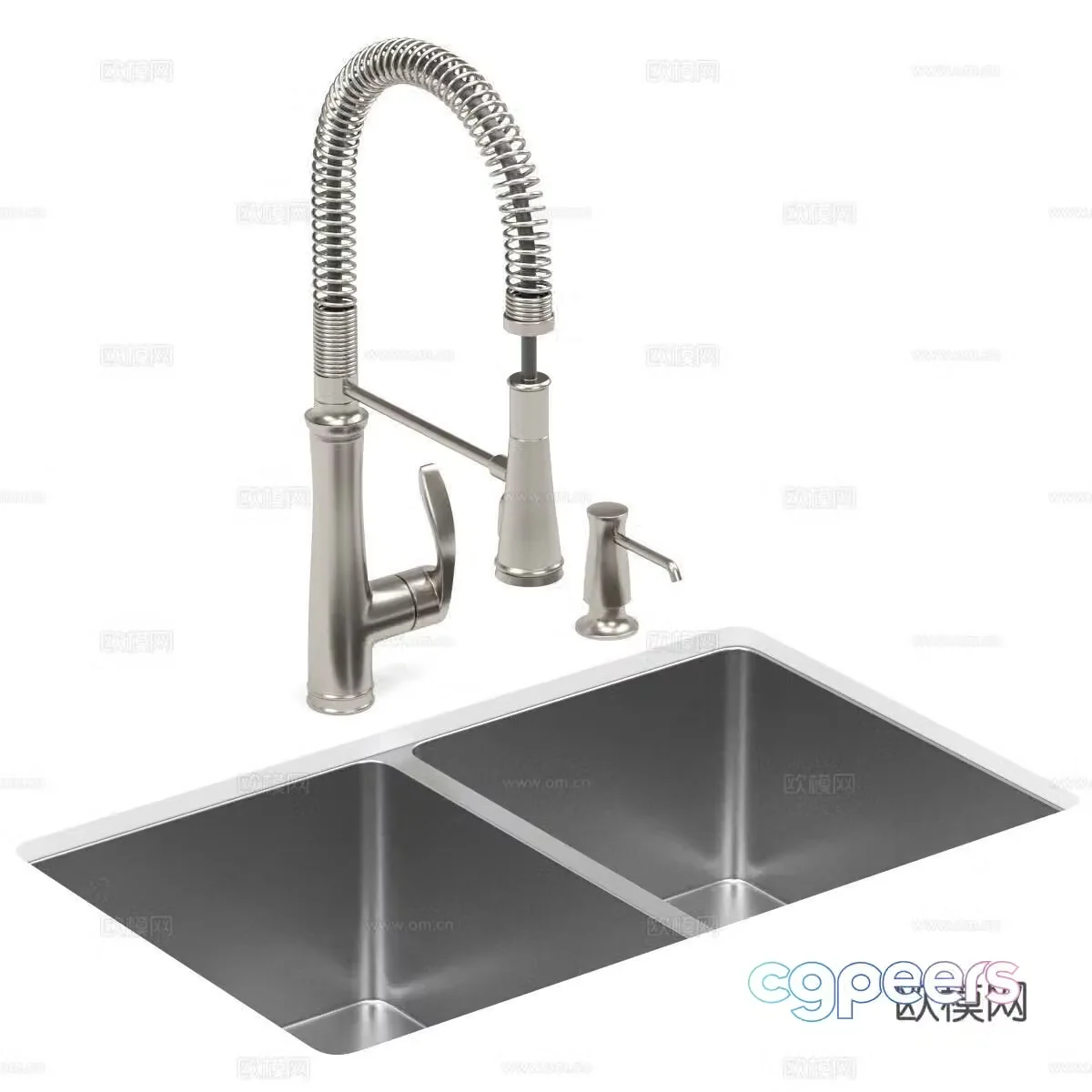 RUVATI Kitchen Sink 3D Model