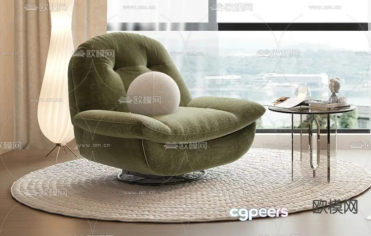 Beanbag leisure sofa 3d model