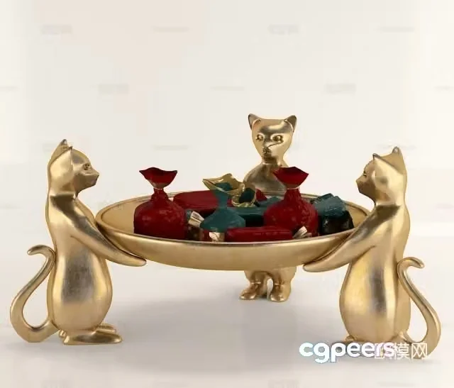 European table cabinet 3D model
