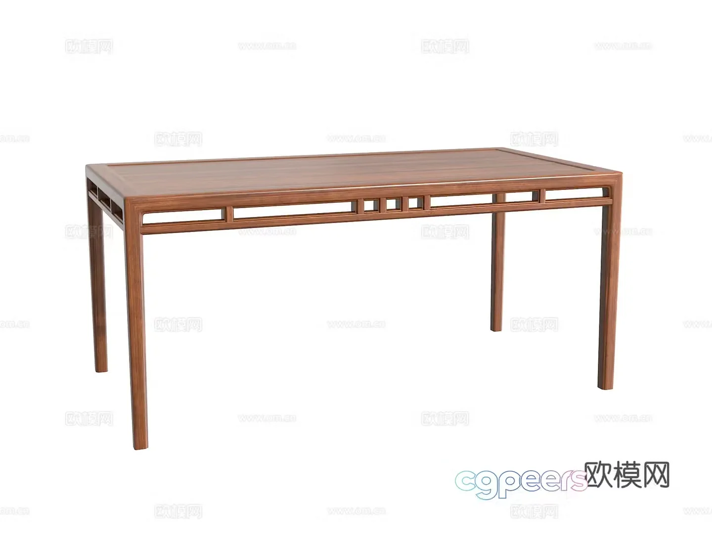 New Chinese dining table 3D model