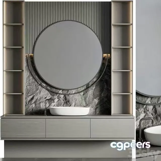 3ds Max Free – Bathroom Furniture 33