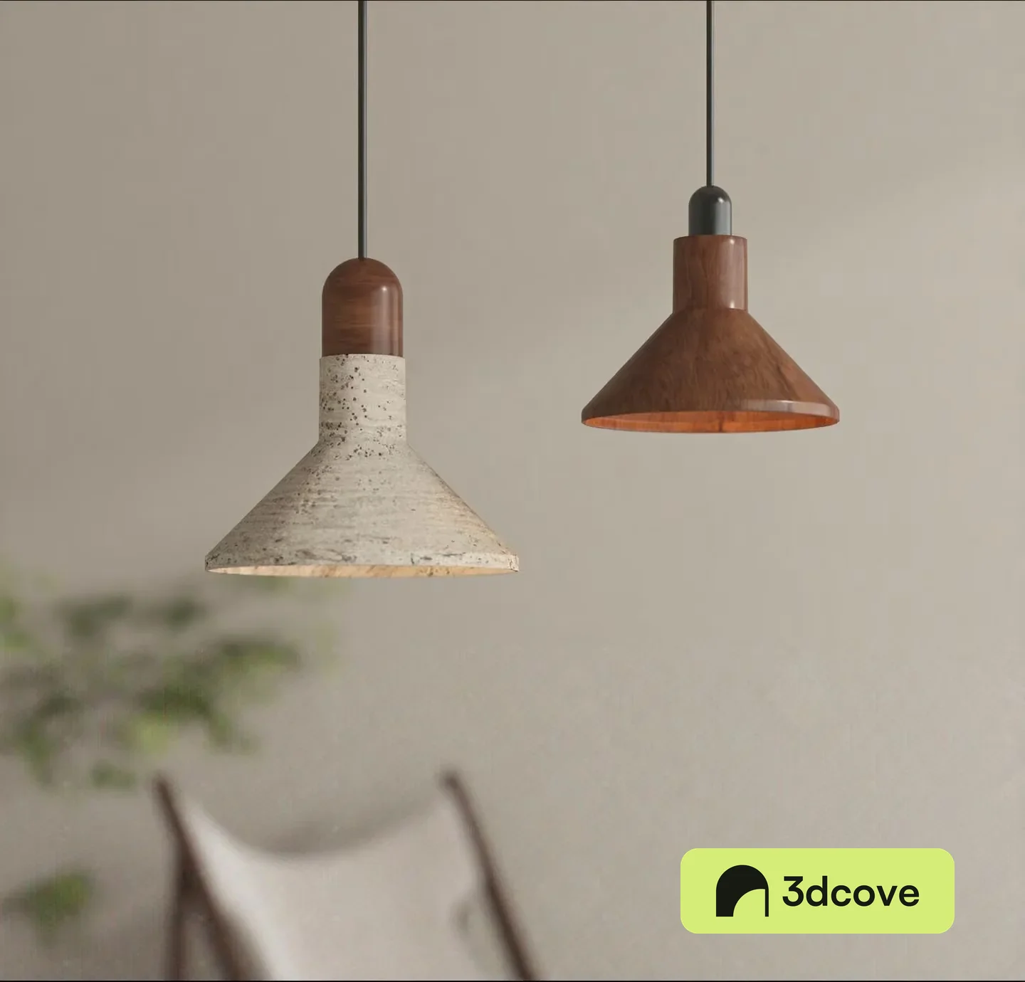 Two Hanging Lamps