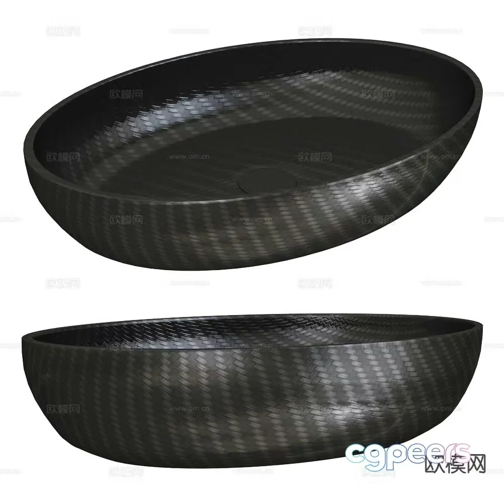 ABBER wash basin counter basin counter basin 3d model