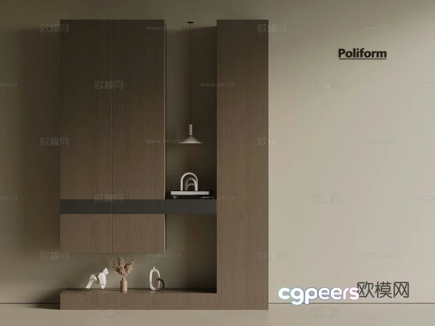 Italian light luxury shoe cabinet hanging shoe cabinet partition shoe cabinet entrance shoe cabinet 3d model