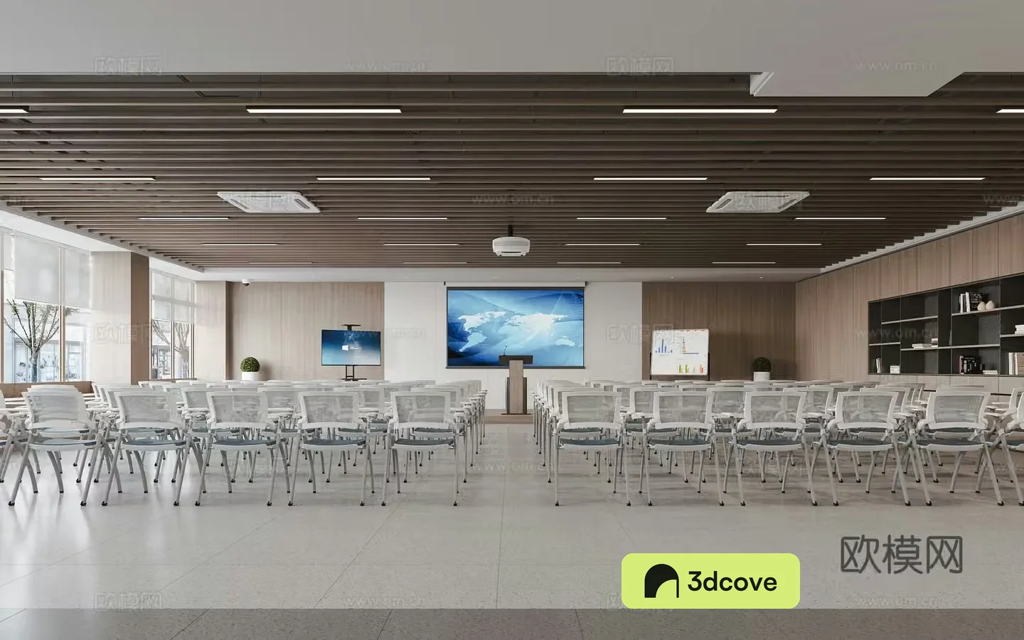 Modern training room