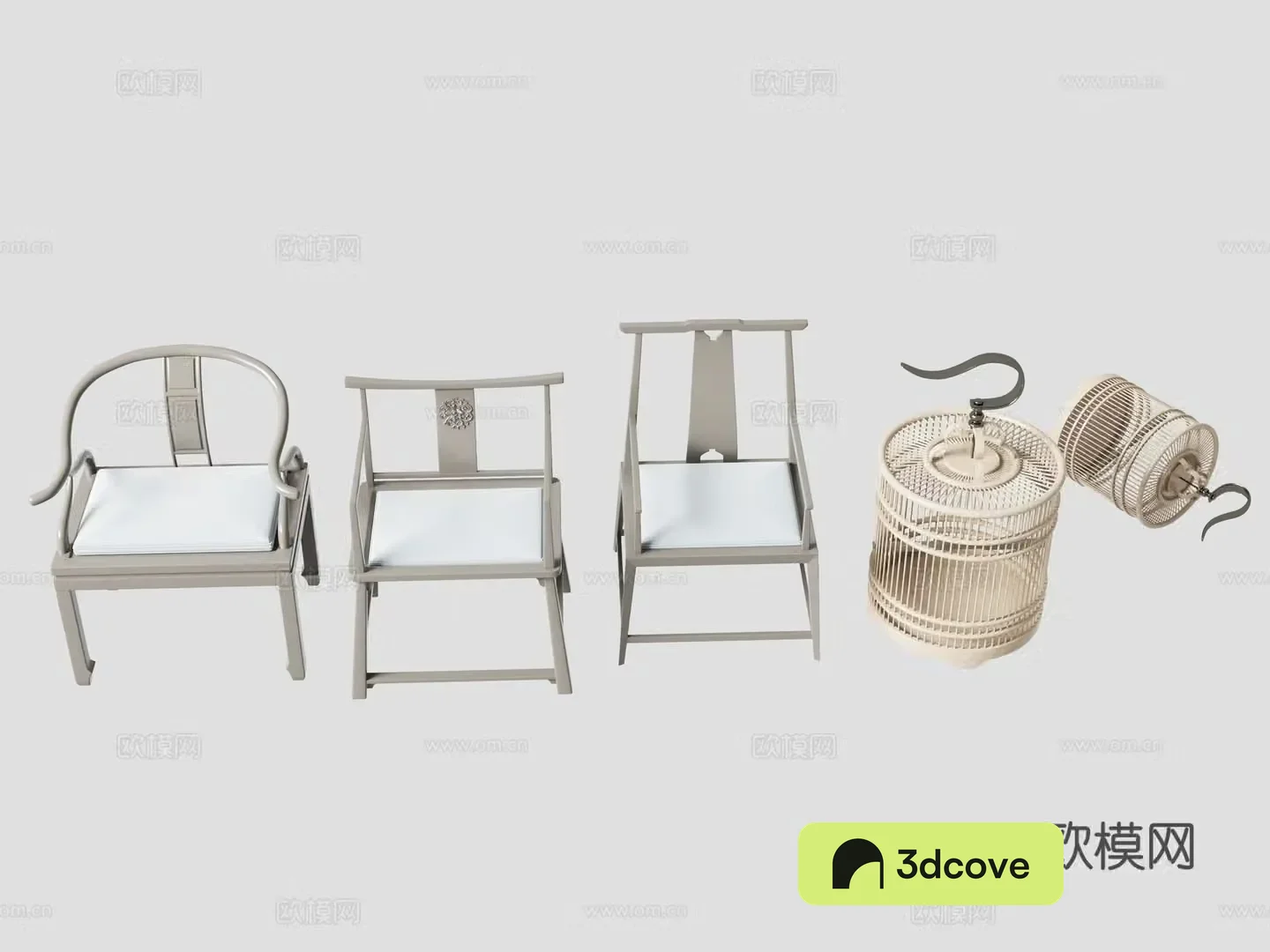 Bird cage New Chinese style chair Single chair