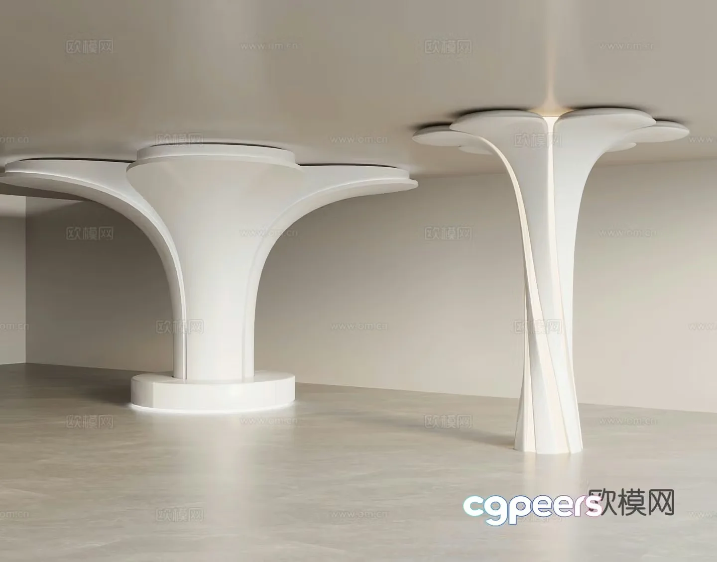 Special-shaped pillar Modern special-shaped pillar 3D model