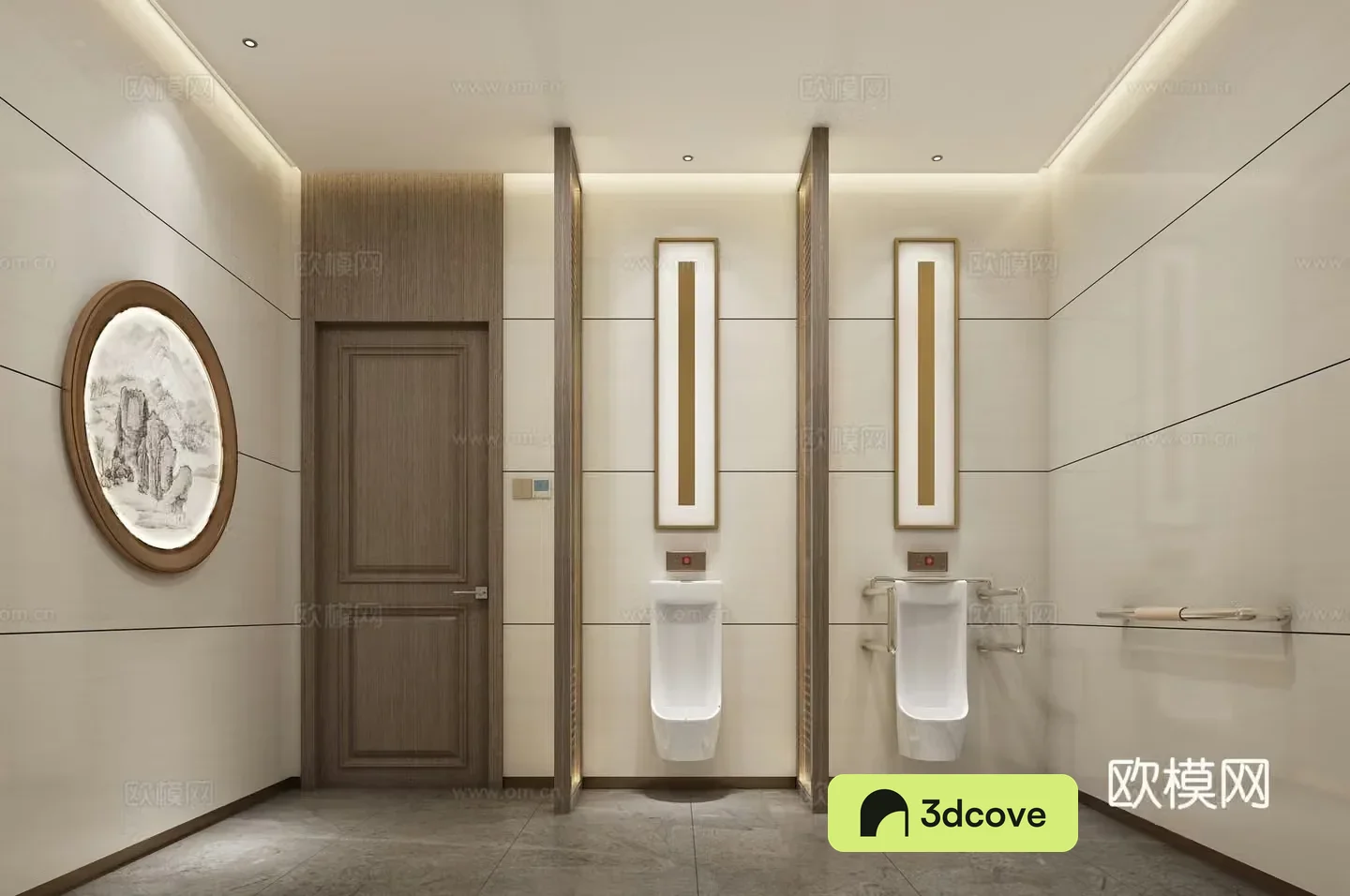 New Chinese style public restroom