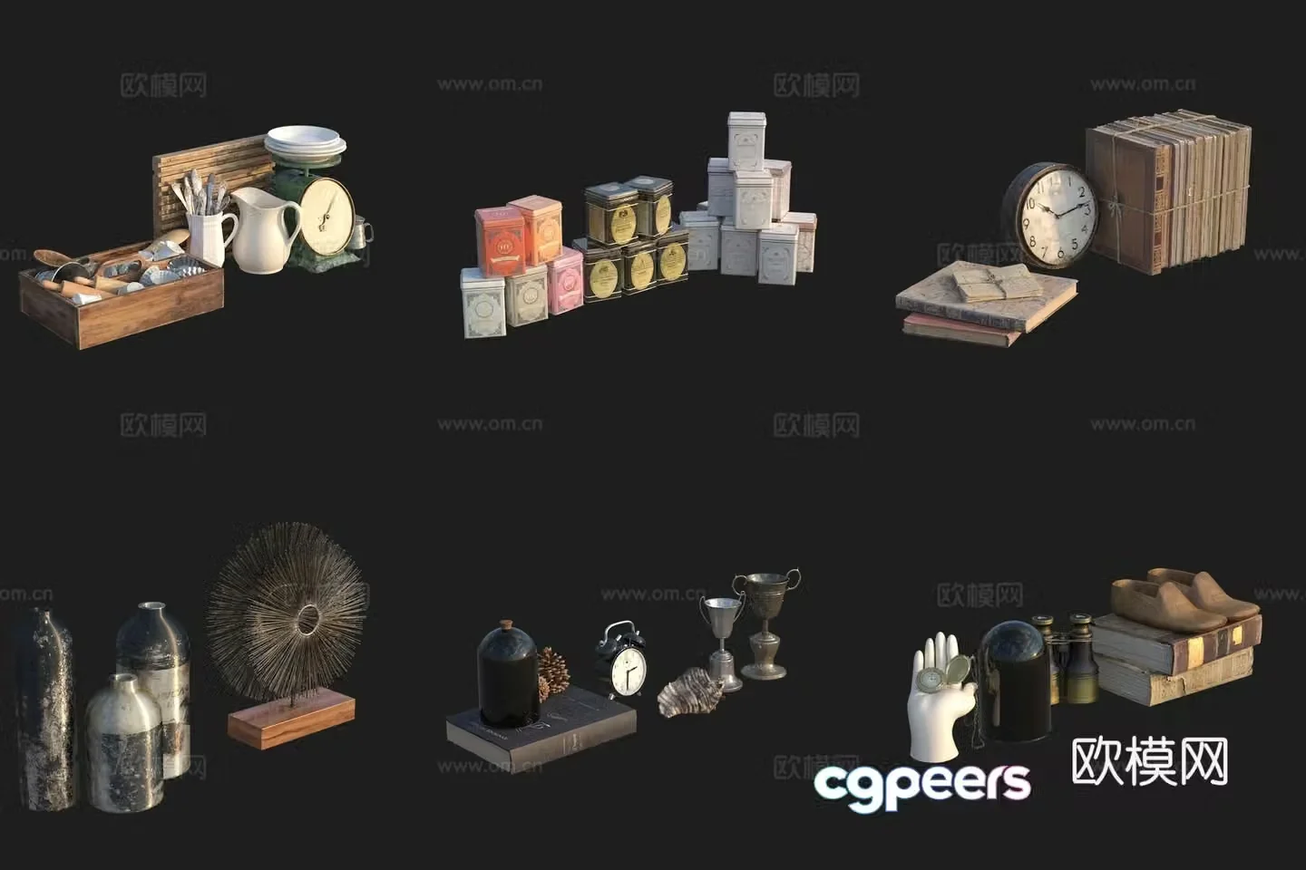 Desk ornament decoration 3d model