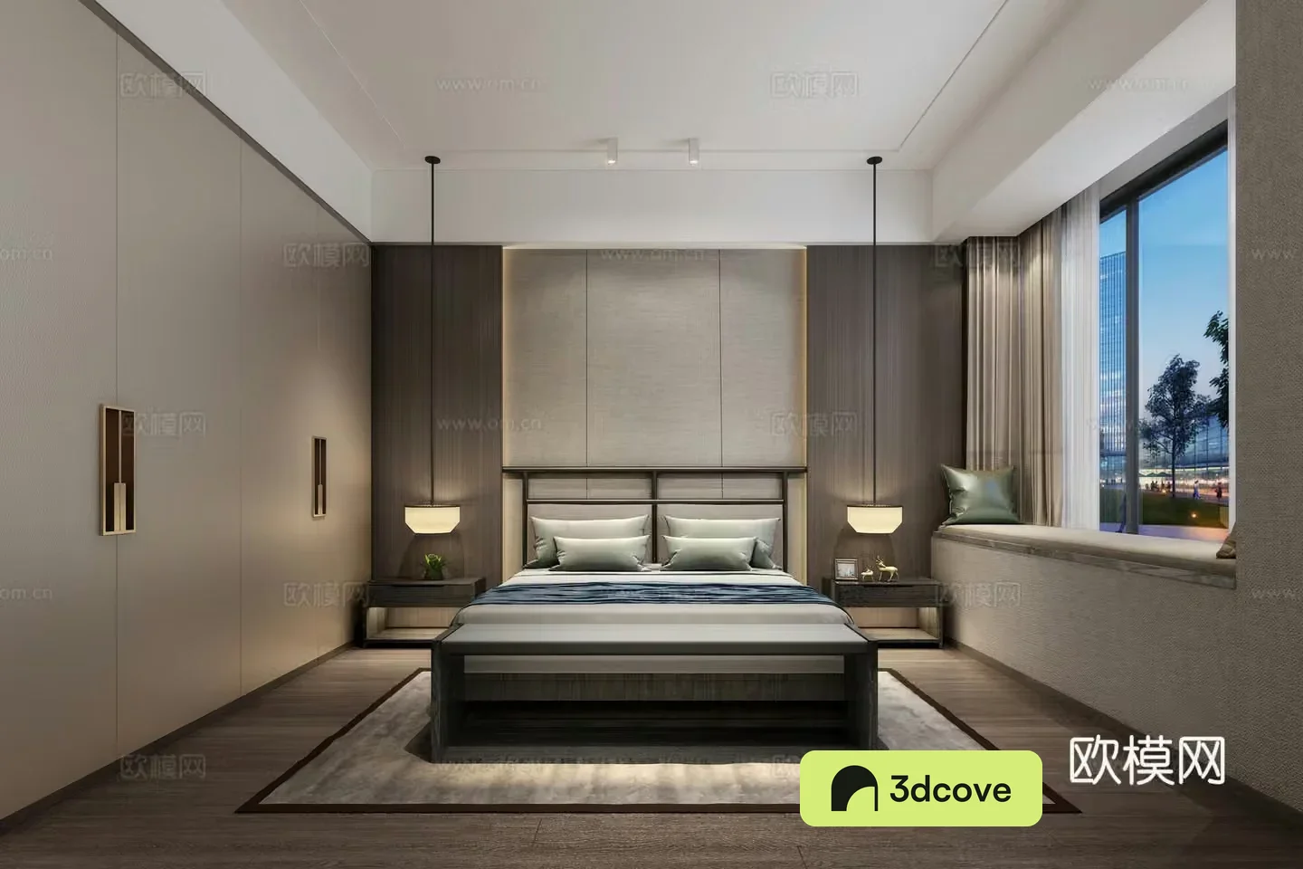 New Chinese bedroom
