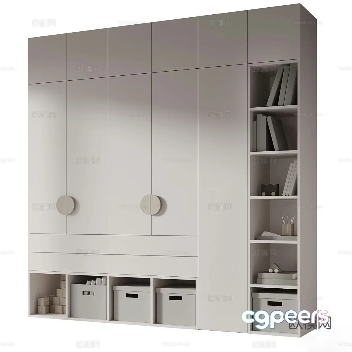Side cabinet 3D model