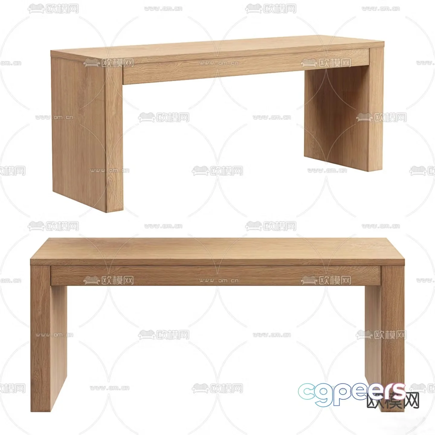 bench bench stool 3d model