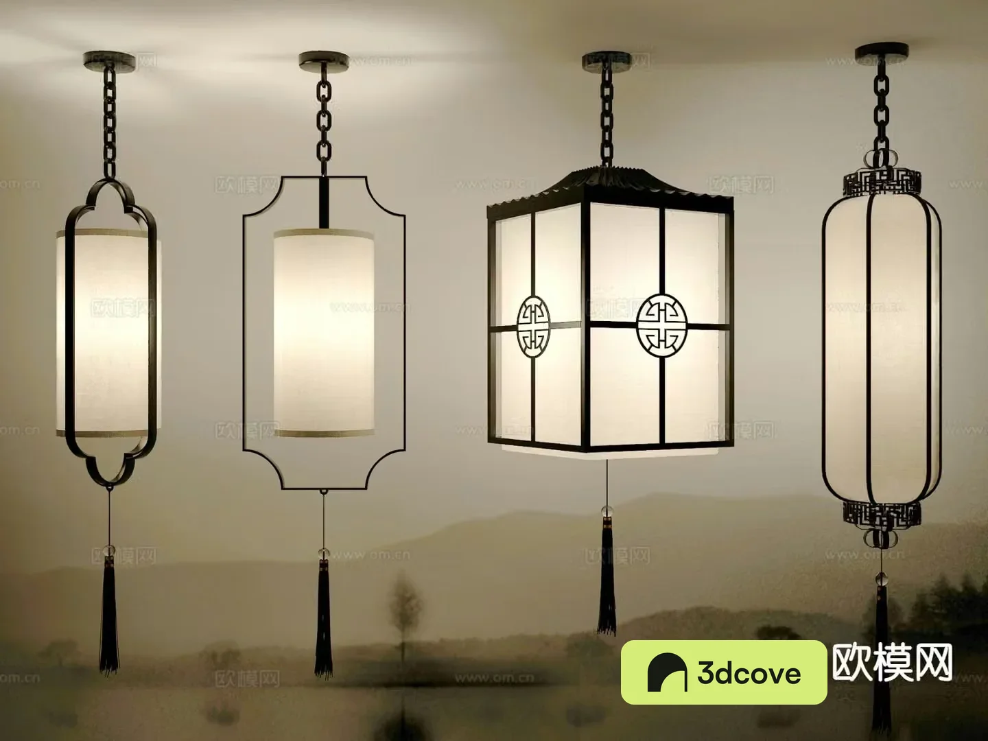 New Chinese style chandelier Zen chandelier