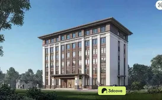 A Large Building With A Flat Roof