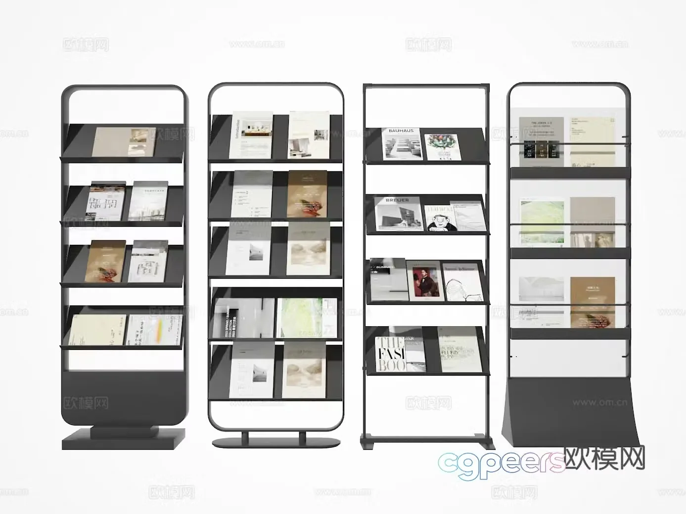 Bookshelf 3D model