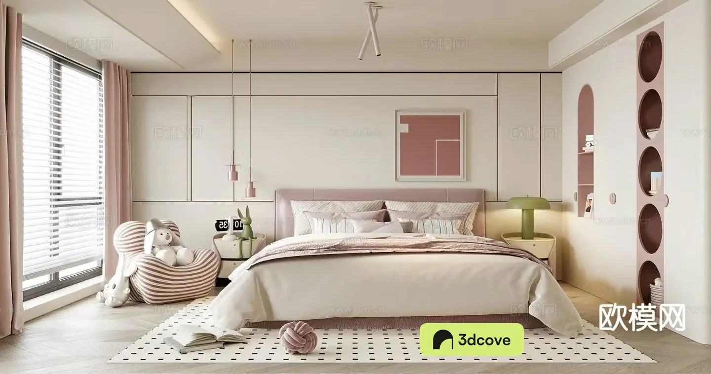 Cream style girl’s room children’s room
