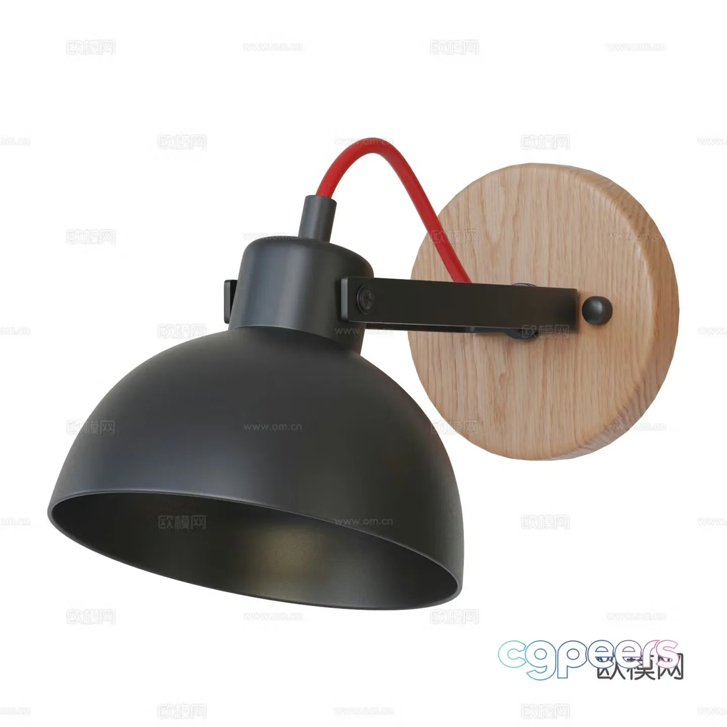 Modern Nordic decorative wall lamp 3d model