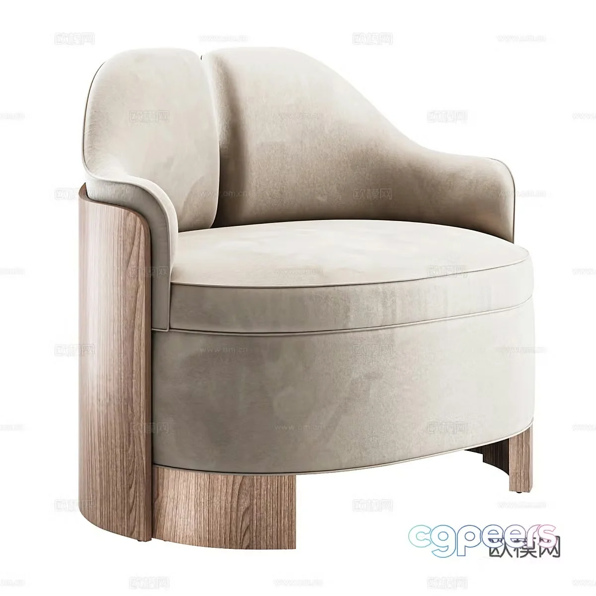 Mousstudio’s armchair PI chair 3d model
