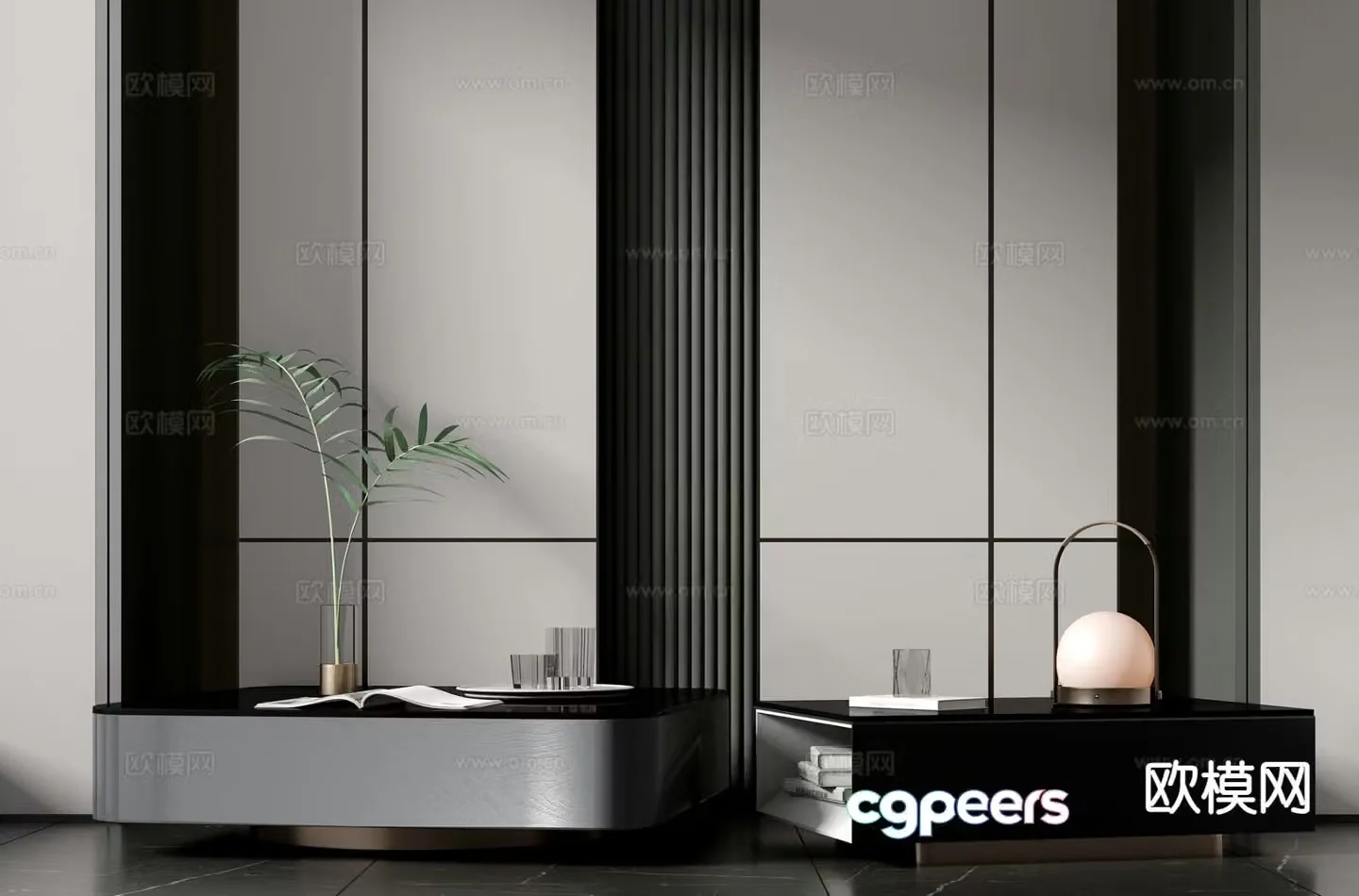 Modern coffee table 3d model