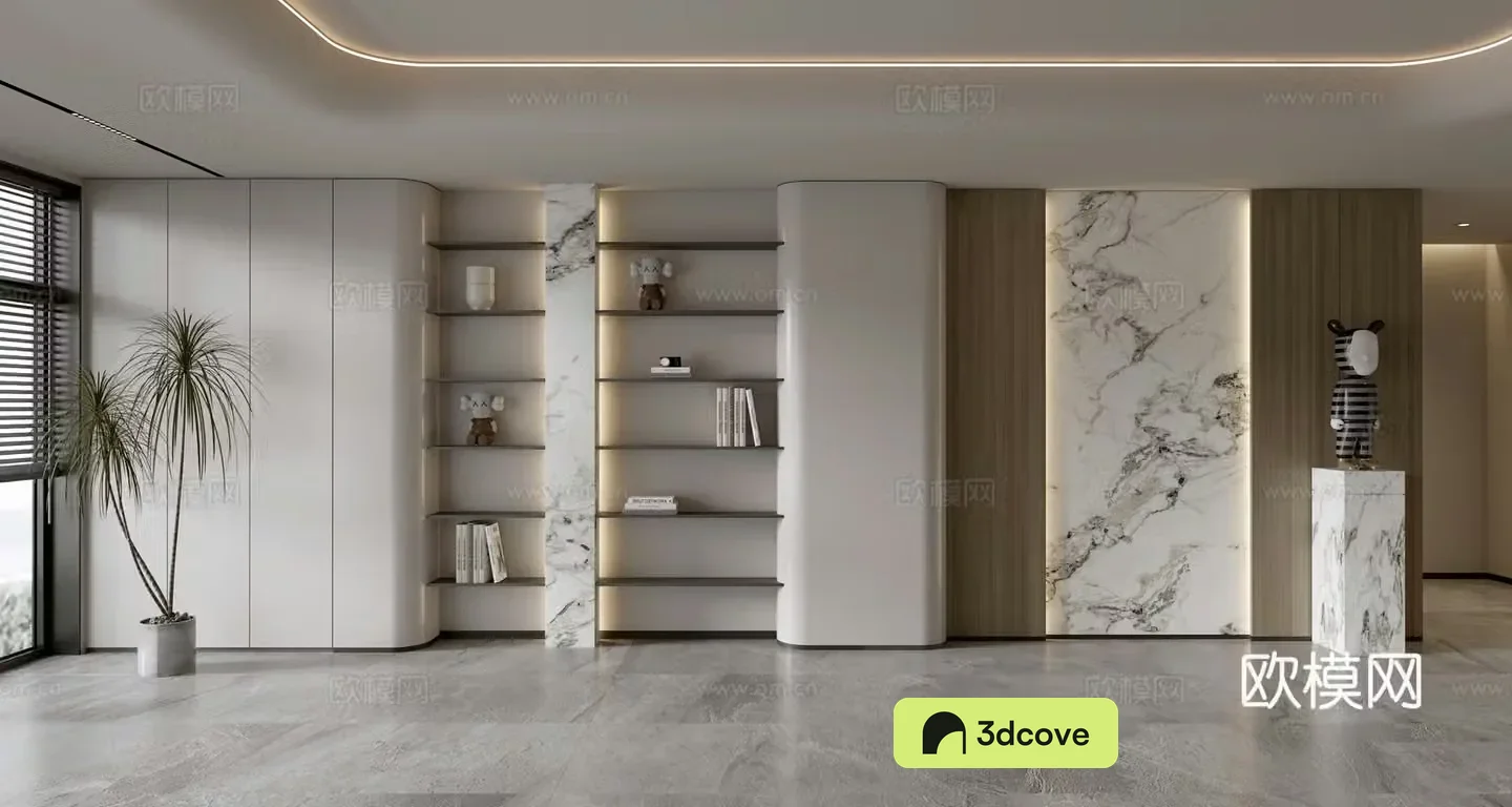 Modern sofa background wall