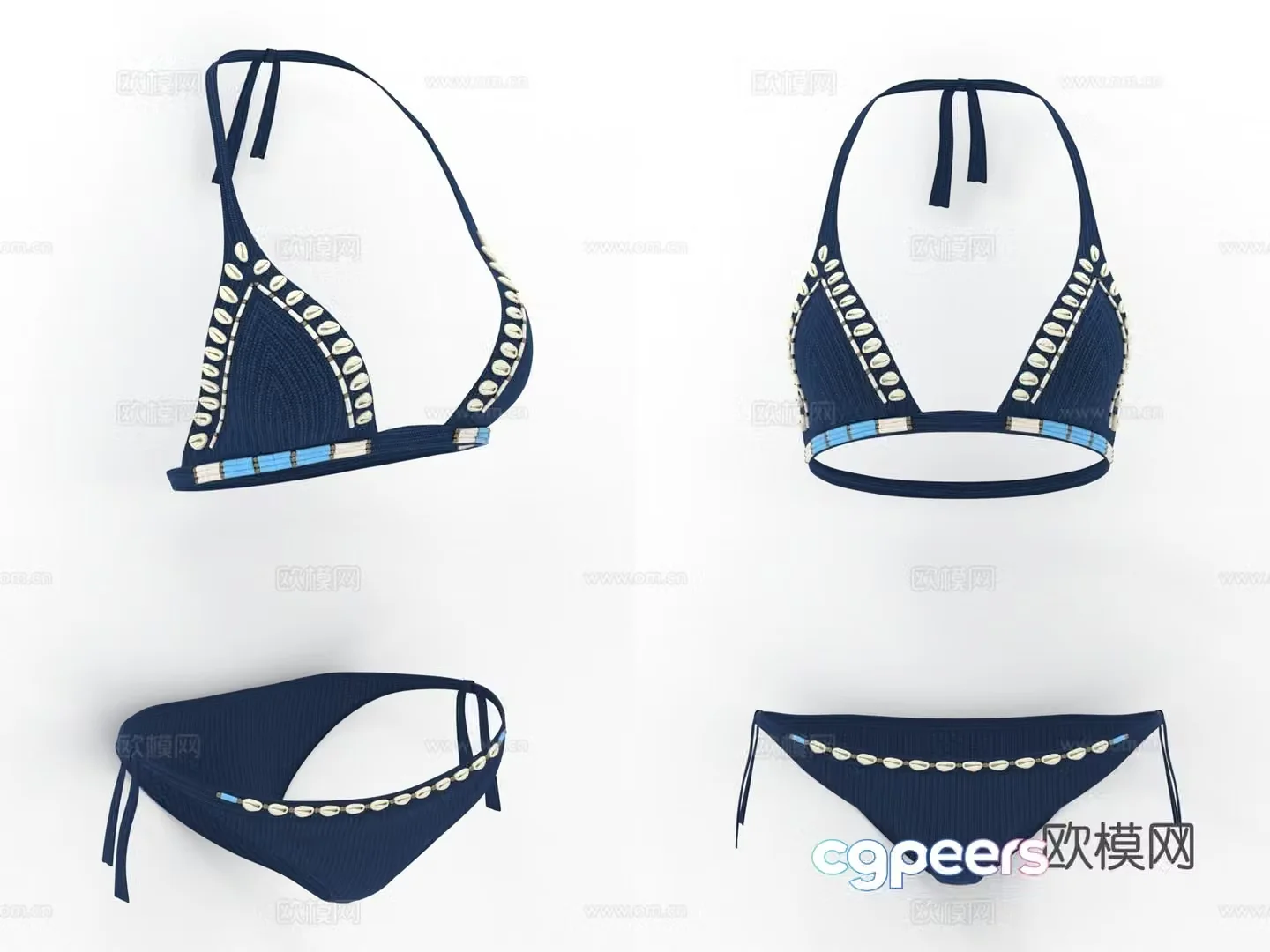 Women’s Underwear Panties Bra Women’s Clothing Women’s 3D Model
