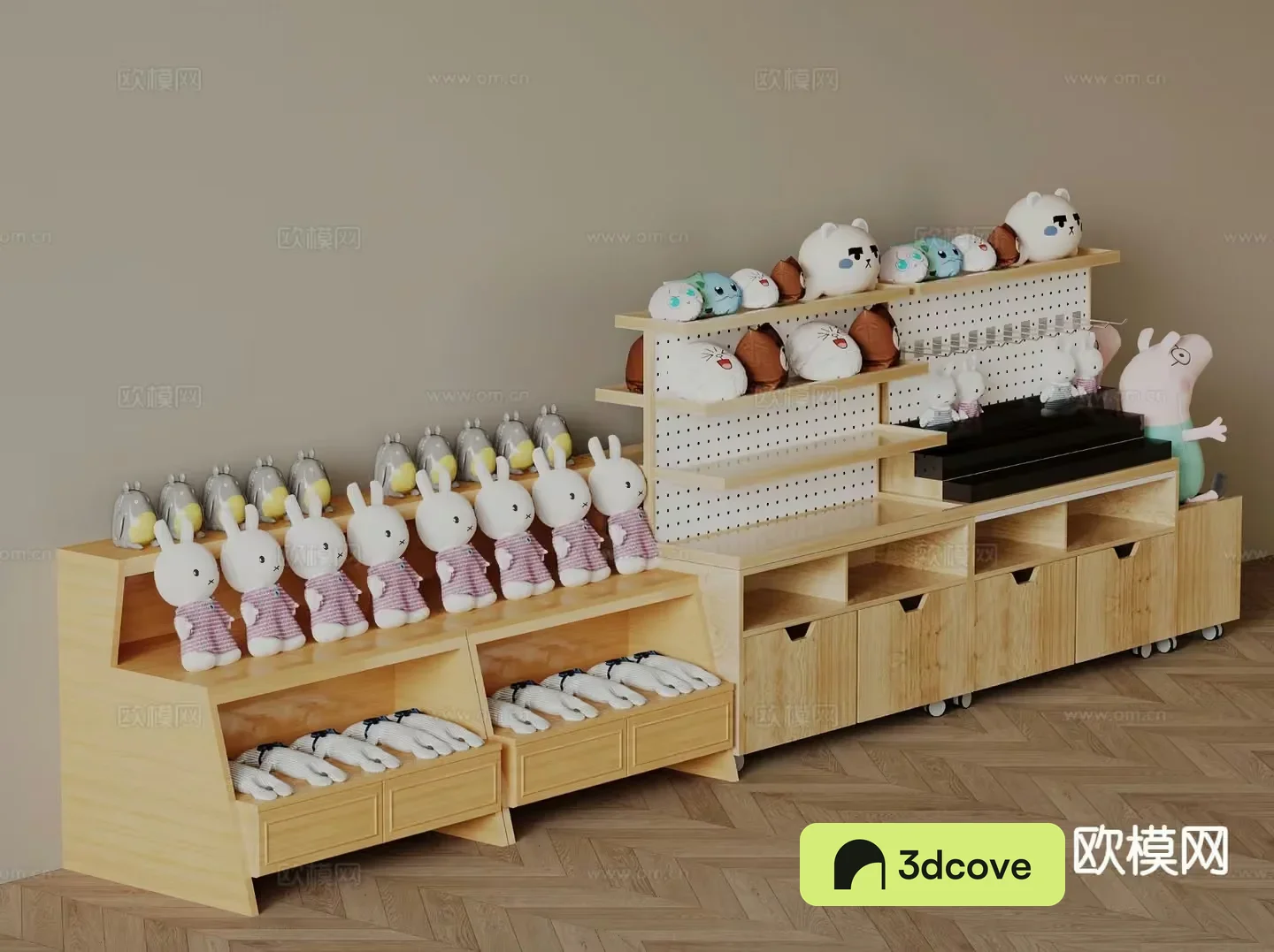 Wooden Storage Shelves