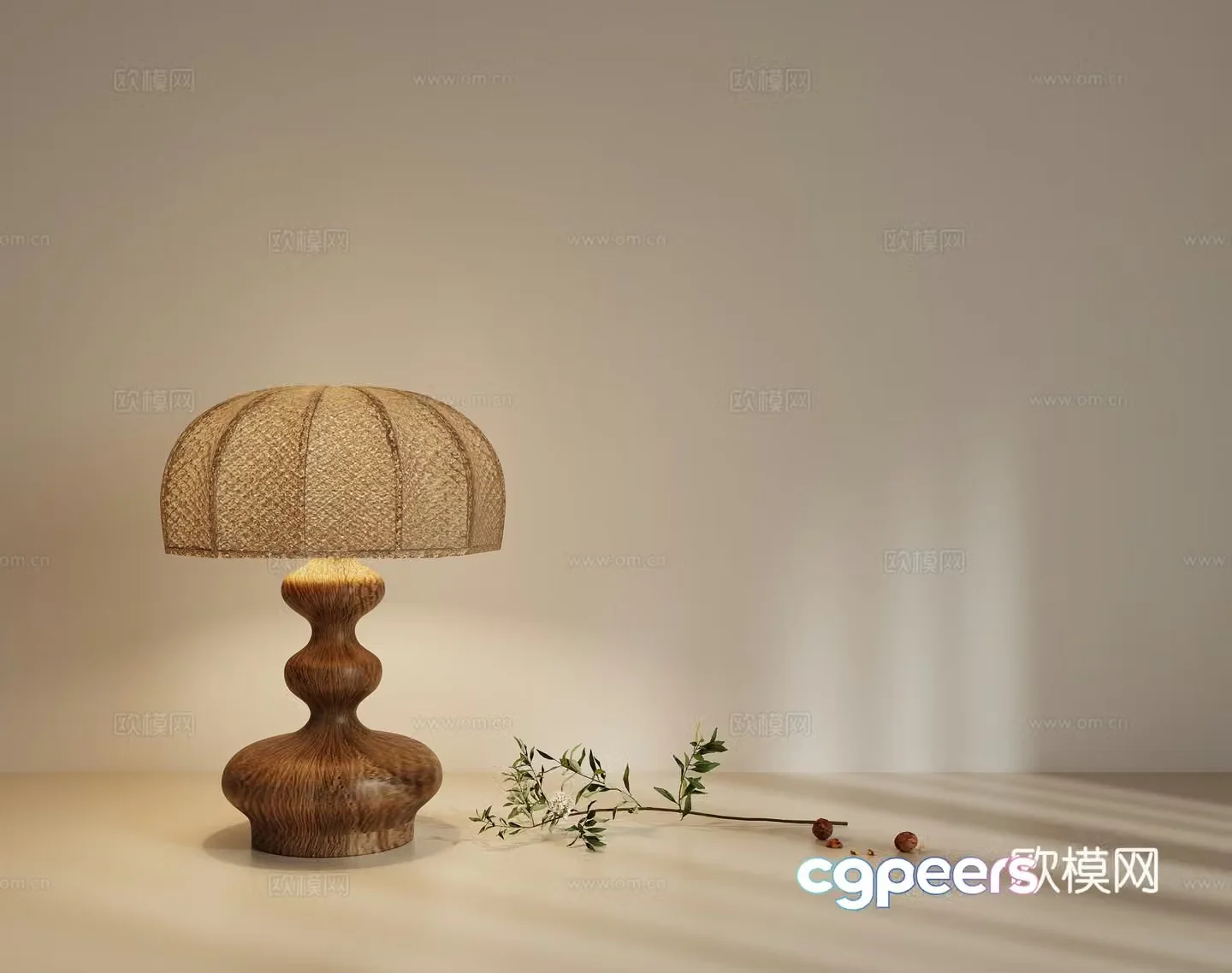 Table lamp 3d model