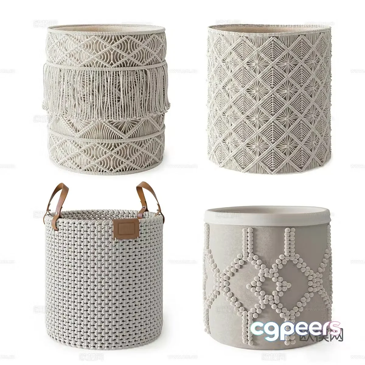 Washing basket 3D model