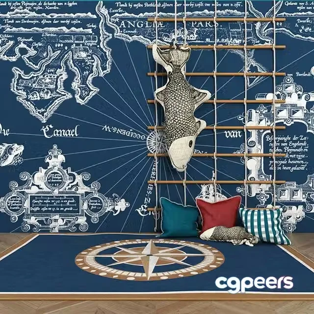 3ds Max Free – Sea decorative set