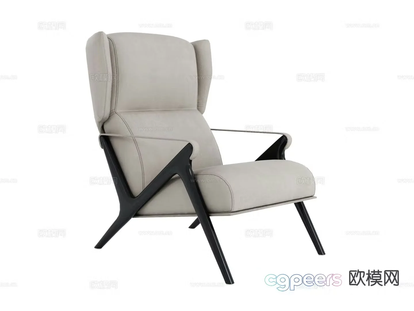visionnaire chair lounge chair armchair 3d model