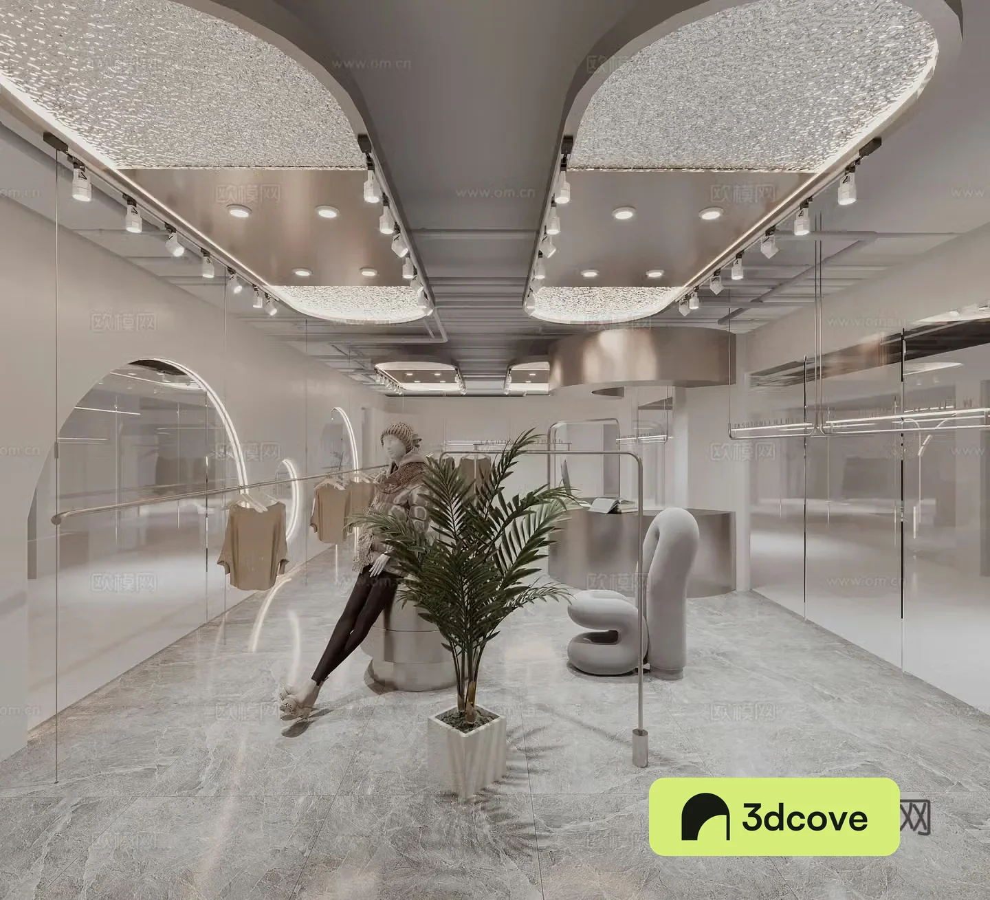 Modern women’s clothing store