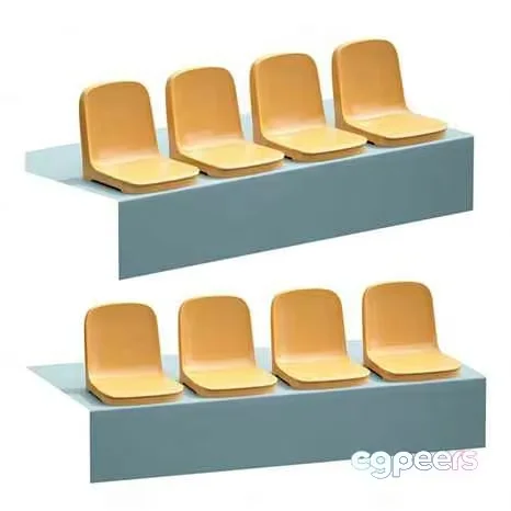 Wooden Stadium Seats 3D Model – 3954 – CORONA Render