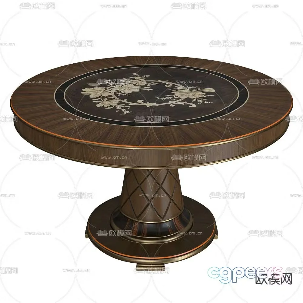 Bellotti Ezio Dining Table 3D Model