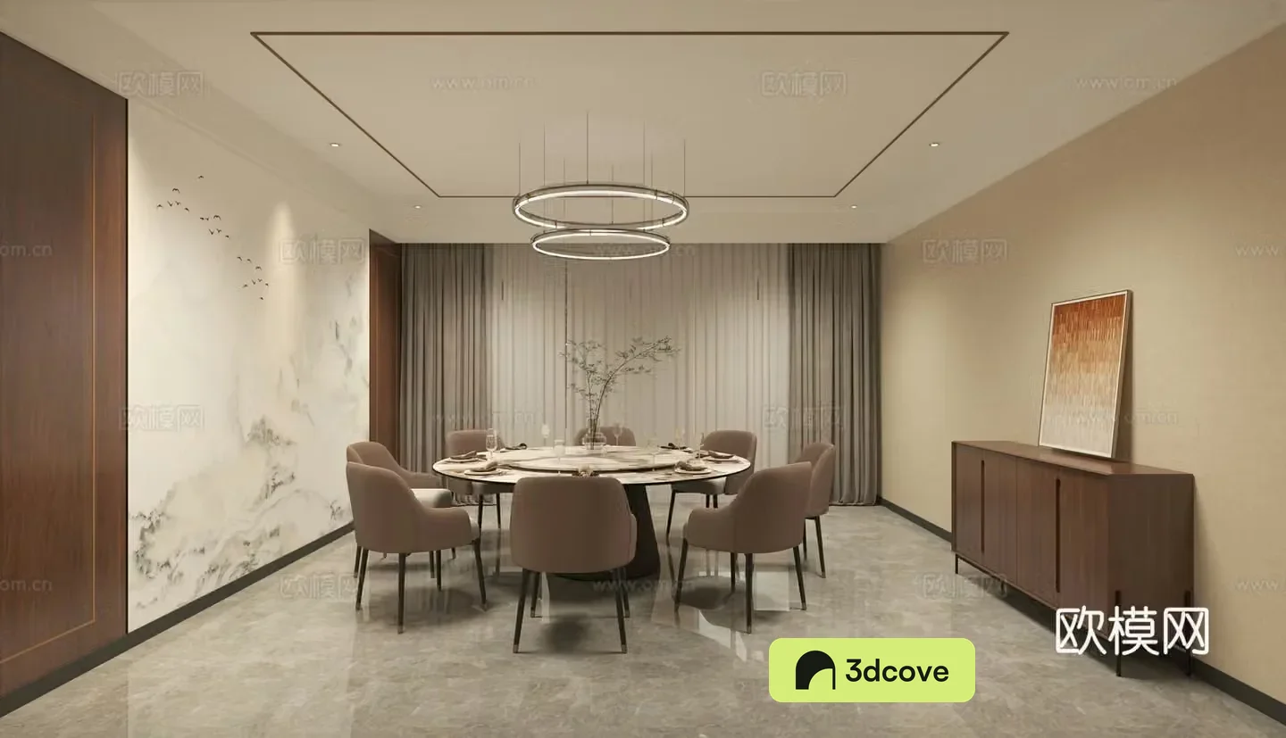 New Chinese-style private room Simple private room Chinese-style private room Modern private room