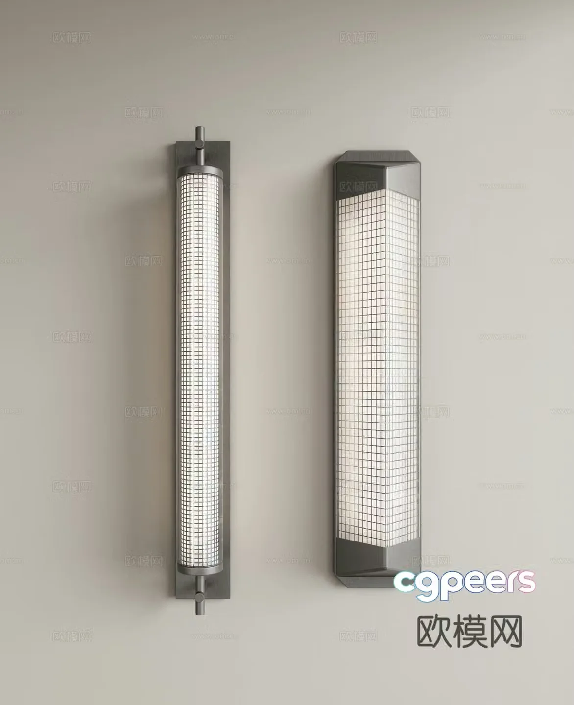 Modern metal wall lamp Long wall lamp Living room wall lamp Bedroom wall lamp Outdoor wall lamp Mirror front lamp 3D model