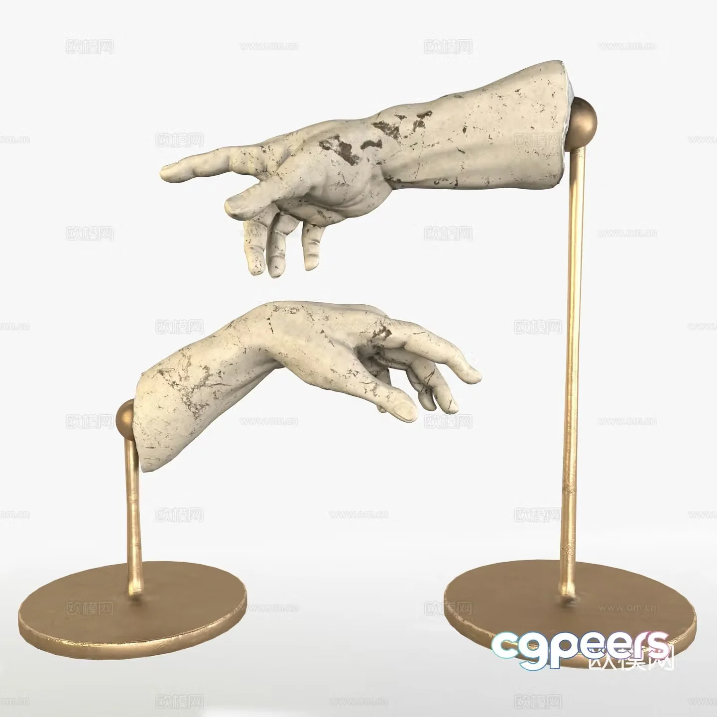 Hand sculpture 3d model