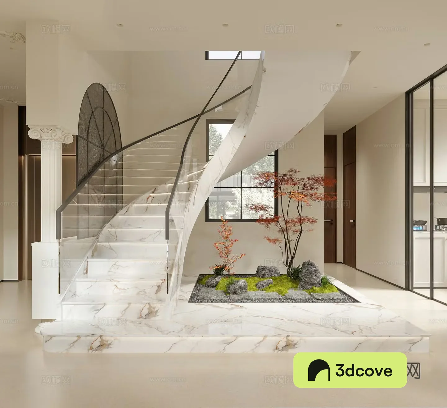 Modern stairwell