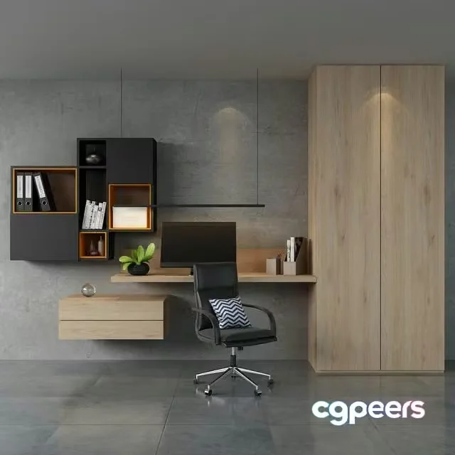 3ds Max Free – Home office ikea set
