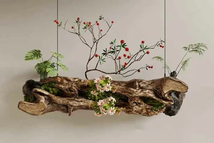 Wooden Hanging Planter 3D Model – 2488 – CORONA Render