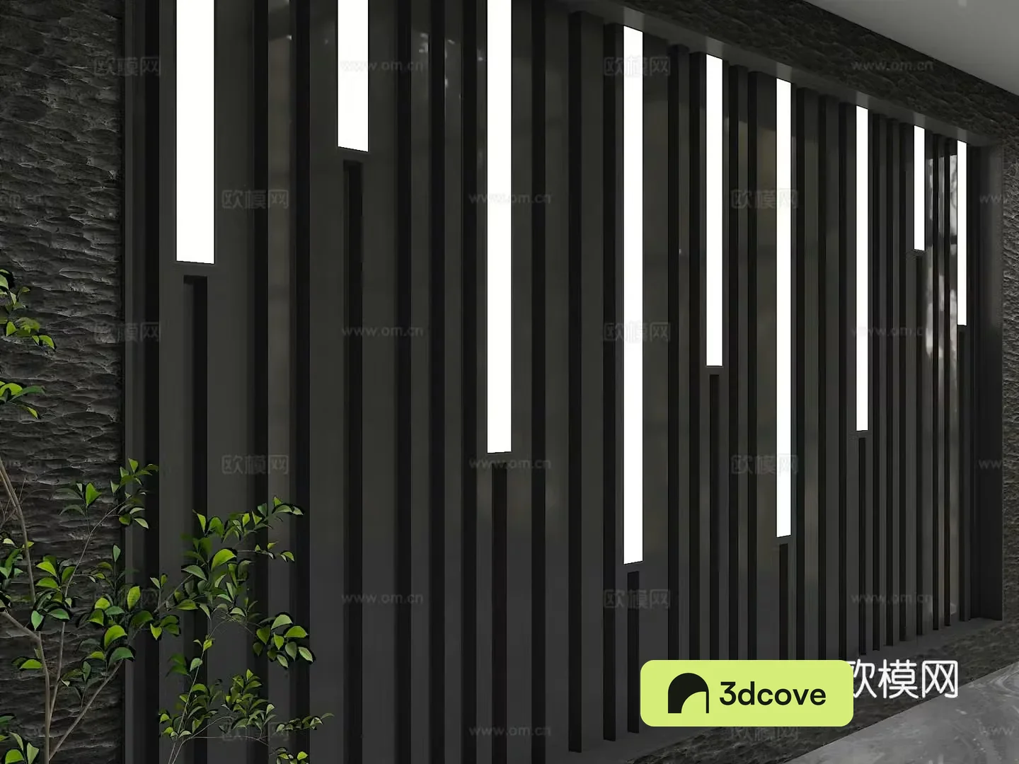 Modern background wall