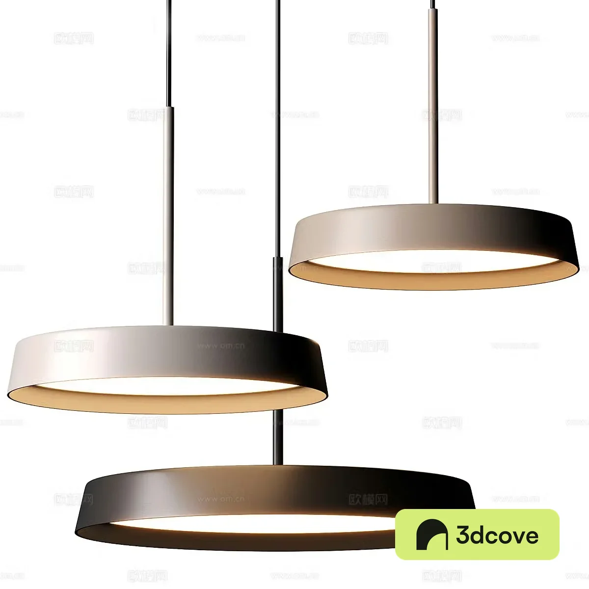 Modern minimalist decorative hanging line light