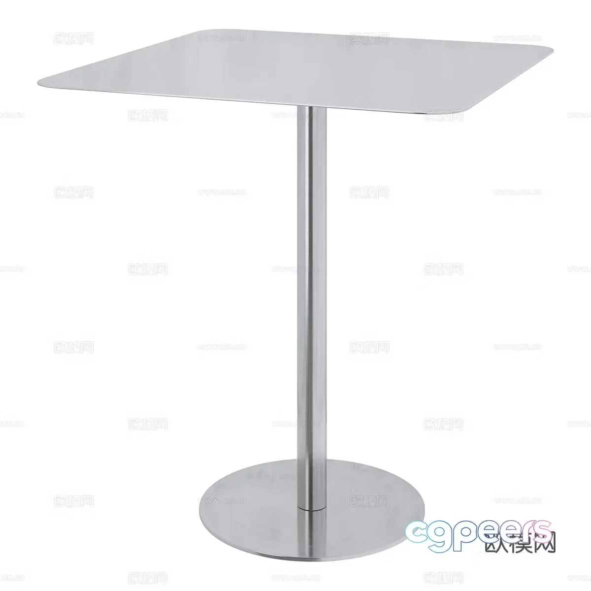 Modern side table corner table 3d model
