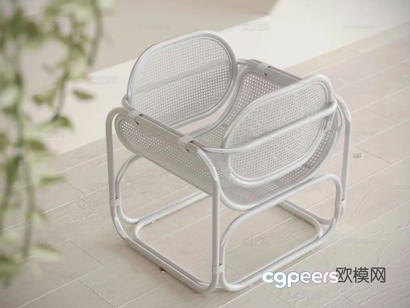 Wabi-sabi children’s chair baby chair 3d model